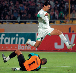 Главный бомбардир сборной Ирана Али Даеи участвовал в девяти матчах отборочного цикла и забил восемь мячей