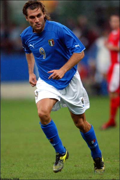 Кристиан Вьери может оказаться на острие копья сборной Италии (©empics)