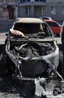 СМИ: в Днепропетровске сгорел BMW Дениса Олейника