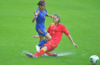 Женская сборная Украины провела отборочные матчи на Чемпионат мира