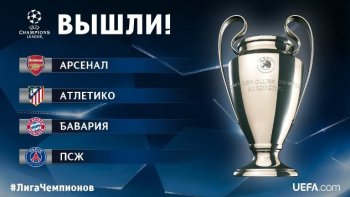 Известны четыре участника плей-офф Лиги чемпионов