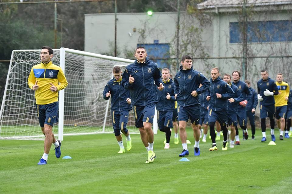 Тренировка сборной Украины перед игрой с Турцией (ФОТО)