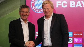 "Бавария" представила Оливера Кана. Через 2 года он сменит Румменигге на посту главы клуба