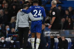 Ріс Джеймс травма